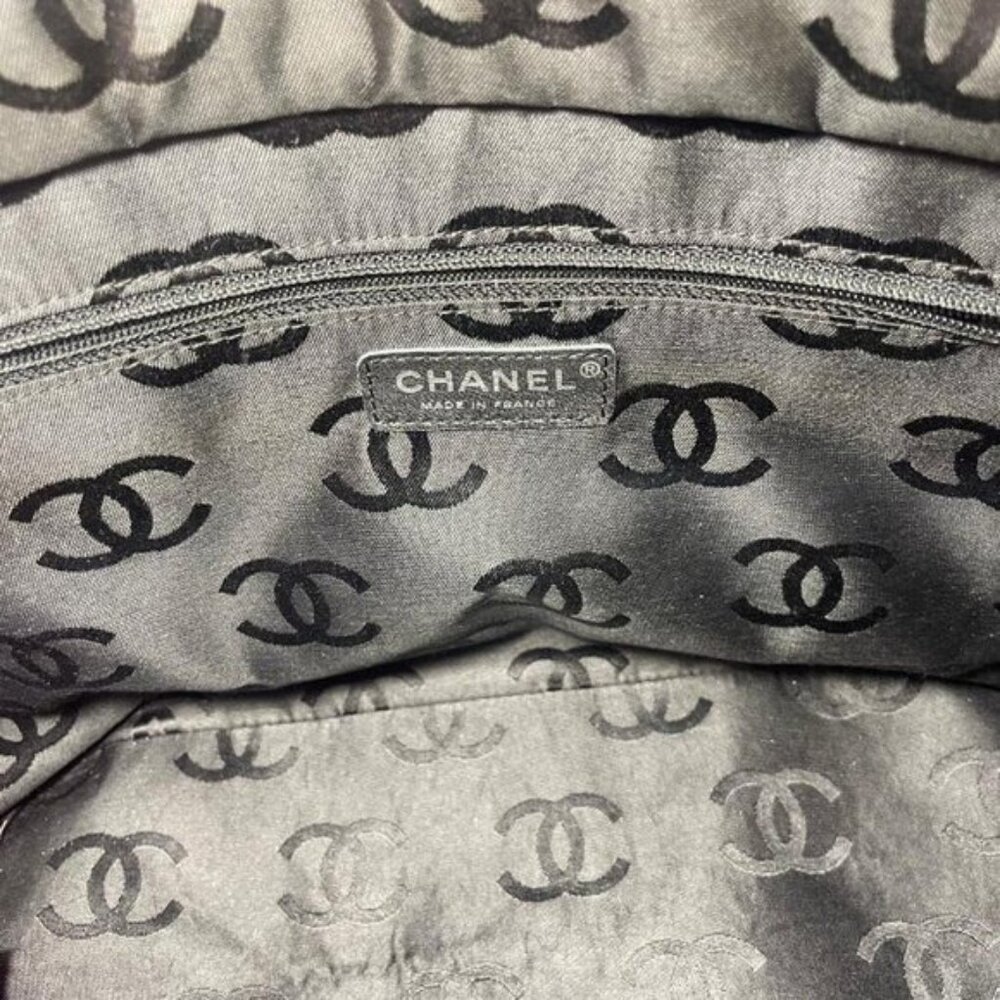 Authentic CHANEL Cambon Ligne Tote Large Pink Quilted Calfskin Leather Purse Bag - Picture 12 of 16